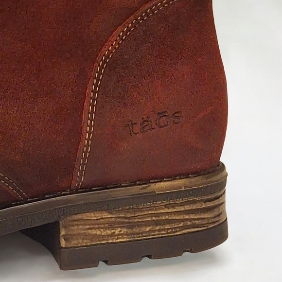 Taos Footwear Women's Combat Boots - Deep Red - Picture 11 of 16